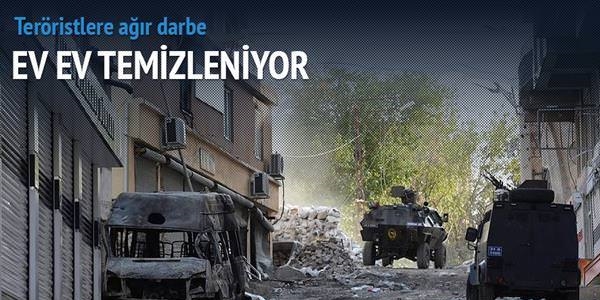 Silvan'da teröristlere ev ev operasyon