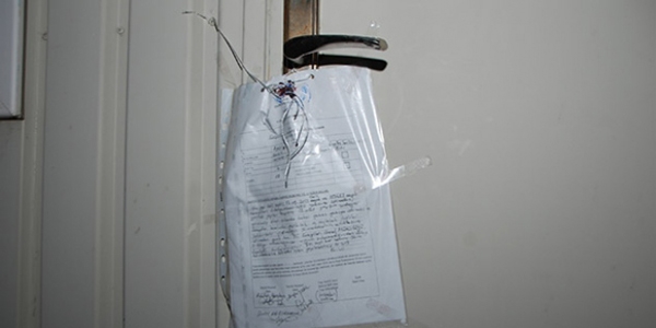 Ayd�n'da ta�eron firman�n �antiyesi m�h�rlendi