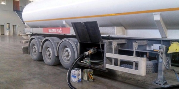 Ba�kentte 21,5 ton ka�ak akaryak�t yakaland�