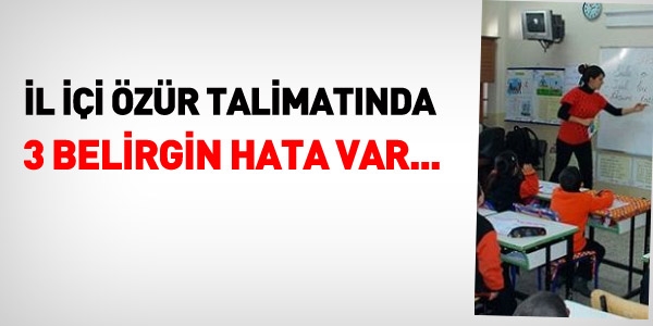 İl içi özür için normların güncellenmesi beklenmelidir