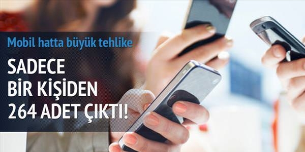 Habersiz üstüne 264 mobil hat alınmış
