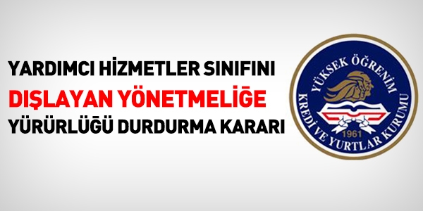 GYS'de, YHS'yi dışlayan yönetmeliğe iptal kararı
