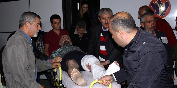 Yaralanan SES ube Bakan Karabk'e getirildi