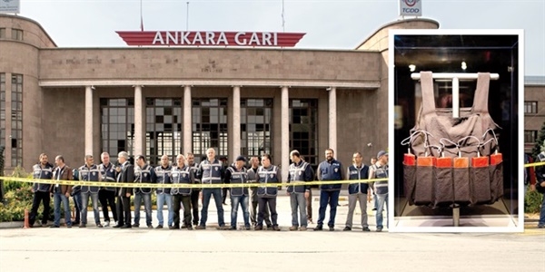 Canlı bombanın kolunda aşı izi