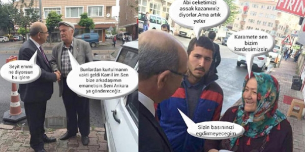 MHP'li Milletvekili adayından renkli çalışma