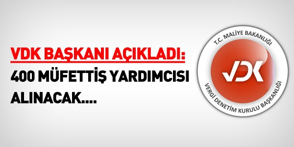400 Vergi Müfettiş Yardımcısı alınacak