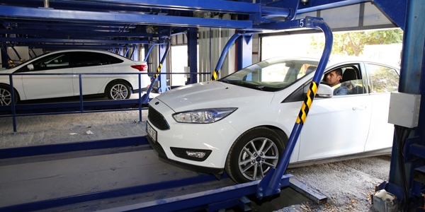 Türkiye'nin en büyük mekanik otoparkı ASKİ'den