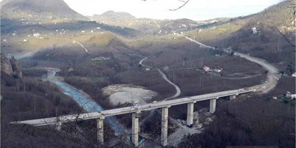 Karadeniz-Akdeniz yolu projesinde sona doğru