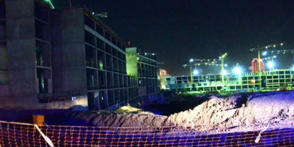 Ankara'da inşaat iskelesi çöktü: 7 yaralı