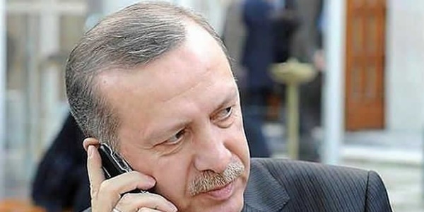 Erdoğan'ın 20 telefon görüşmesi dinlenmiş