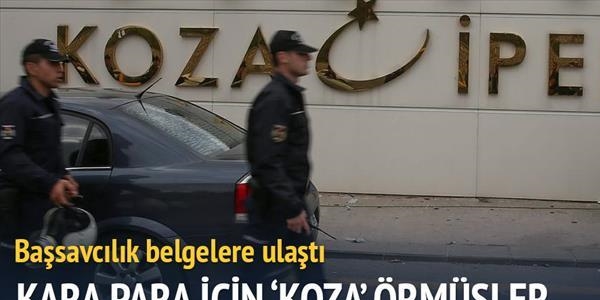 Himmet altınları Koza'ya gönderilmiş