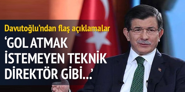 'Bahçeli gol atmak istemeyen teknik direktör gibi'