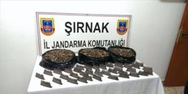11 bin 500 fişek ele geçirildi!