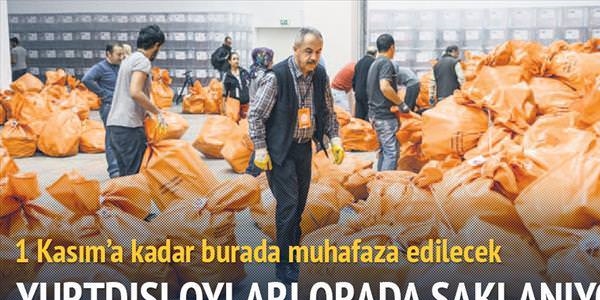 Yurtdışı oyları 5 kilitli odada