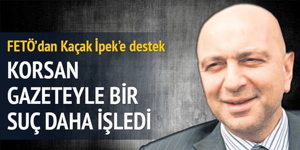 Korsan gazeteyle su ilediler