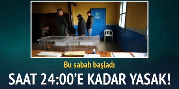 Seçim günü yasakları