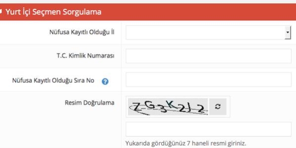 Bilgi kağıdı olmayanlar YSK'nın internet sitesine başvurdu