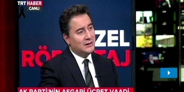 Ali Babacan üzerinden asgari ücret yalanı!