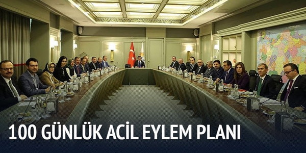 Vaatler için 100 günlük acil eylem planı