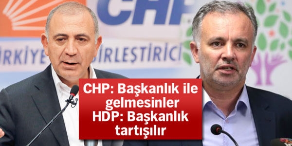 HDP: Bakanlk sistemini tartmaya hazrz