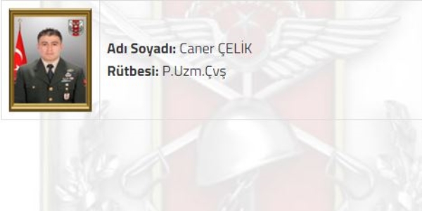 Şehit Uzman Çavuş Çelik'in, baba ocağında yas var
