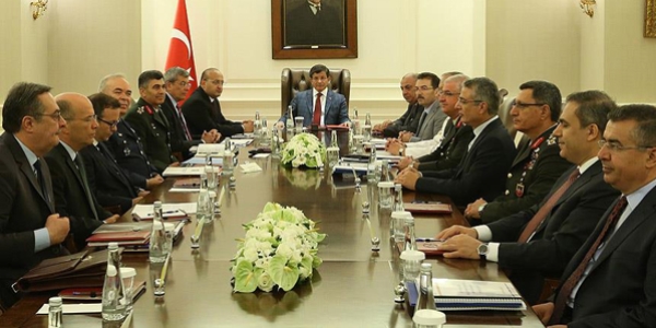 Davutoğlu, başkanlığındaki güvenlik zirvesi sona erdi