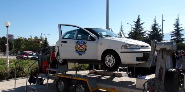 Vali ve başkanın simülatörde zor anları