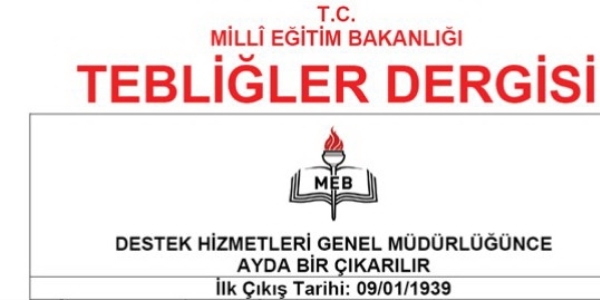 Kasım ayı tebliğler dergisi yayımlandı