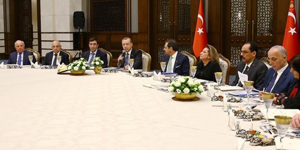 Erdoğan, G-20 açılım gruplarının temsilcilerini ağırladı
