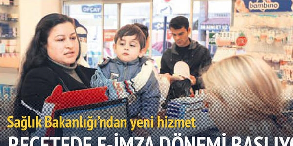 Reetede e-imza dnemi balyor