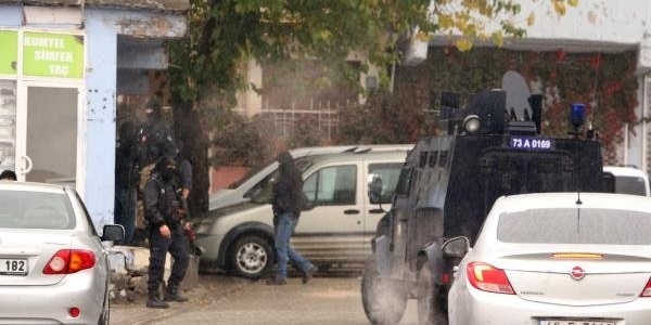 rnak'ta PKK'llar polisle att