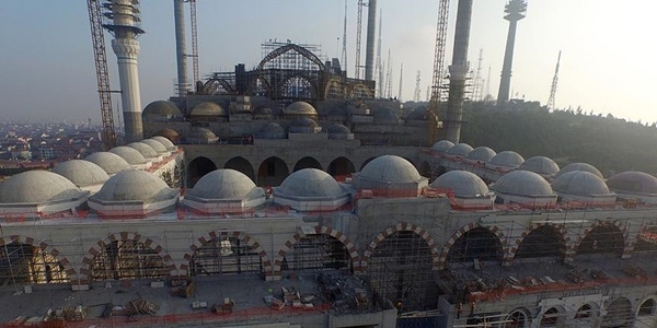 Çamlıca Camisi'nin yüzde 95'i tamamlandı