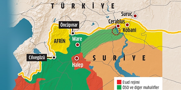 Türkiye'nin kırmızı çizgisi Fırat köprüsü
