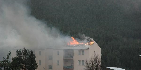 Jandarma lojmanlarında yangın