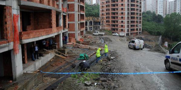 �l�e Emniyeti'nde g�revli tekniker in�aatta �l� bulundu