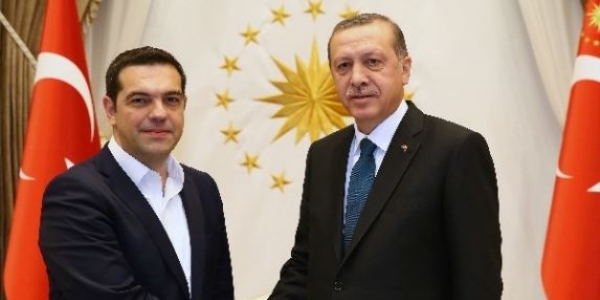 Cumhurbaşkanı Erdoğan, Çipras'ı kabul etti