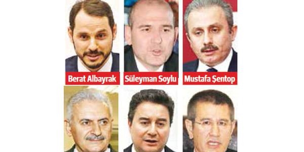 Kabinede gözler bu isimlerde