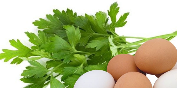 Hastalanmamak için yumurta ve maydanoz tüketin