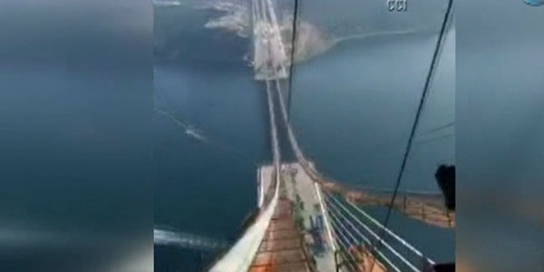 3. k�pr�den 300 metrede canl� yay�n / Video