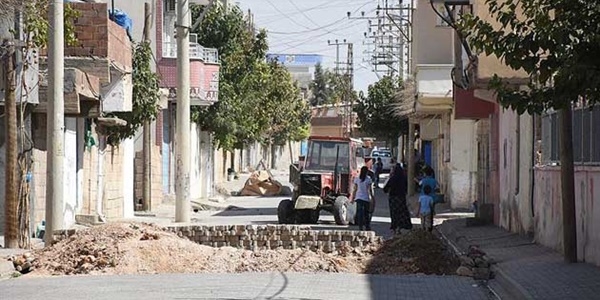 Nusaybin'deki sokaa kma yasa geici olarak kaldrld