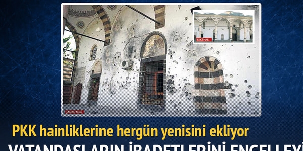 PKK camileri silah deposuna çevirdi!