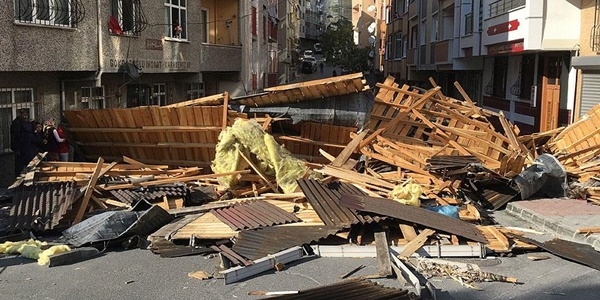 İstanbul'da lodos felaketi