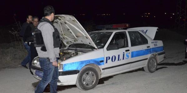 Şehit polisin baba ocağına ateş düştü