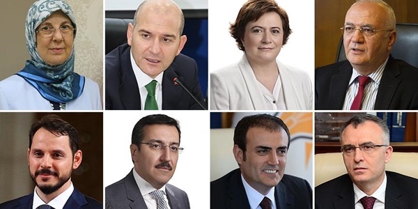 Kabinede 8 yeni bakan