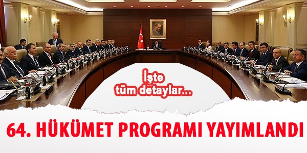 64. Hkmet Program yaymland