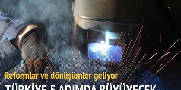 Türkiye 5 adımda büyüyecek