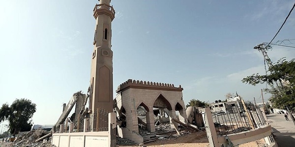 Diyanet Gazze'de yklan 9 camiyi yeniden ina edecek