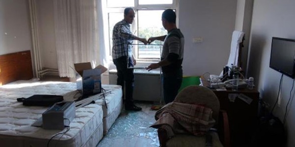 Cizre'de öğretmenevine roketli saldırı