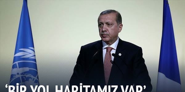 Erdoğan: Bir yol haritamız var