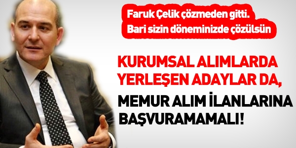 Faruk Çelik çözmedi gitti, bari sizin döneminizde çözülsün